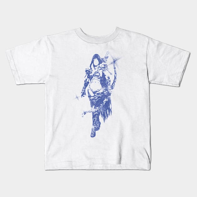 Dark Archer Kids T-Shirt by Scailaret